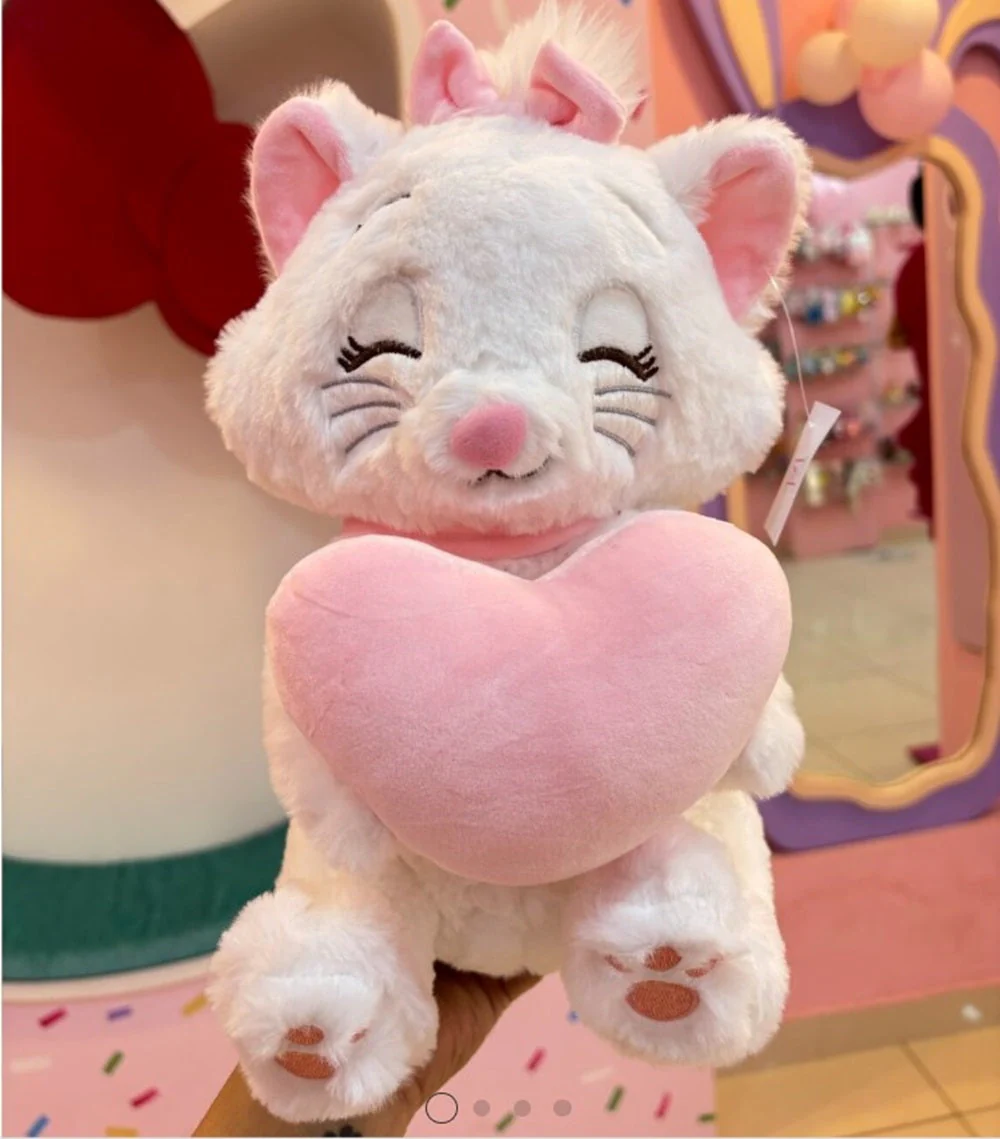CuddleNest Merry Cat Soft Toy – Cute White Kitty Plush with Pink Heart & Bow, Embroidered Paw Details, Stuffed Animal for Kids & Gifting | 35 Cm - Image 8