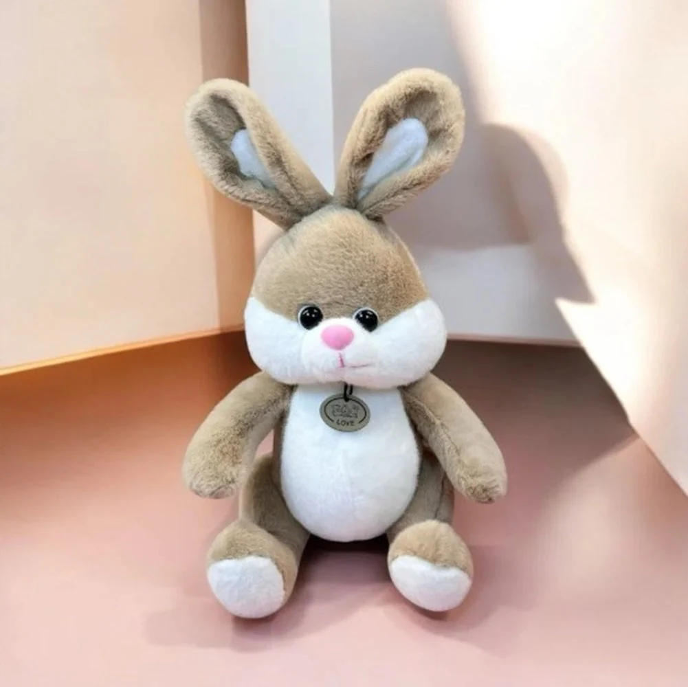 CuddleNest Plush Bunny Soft Toy | 40cm Stuffed Animal | Beige & White Cuddly Rabbit Teddy for Kids, Baby Girls & Gifting - Image 3
