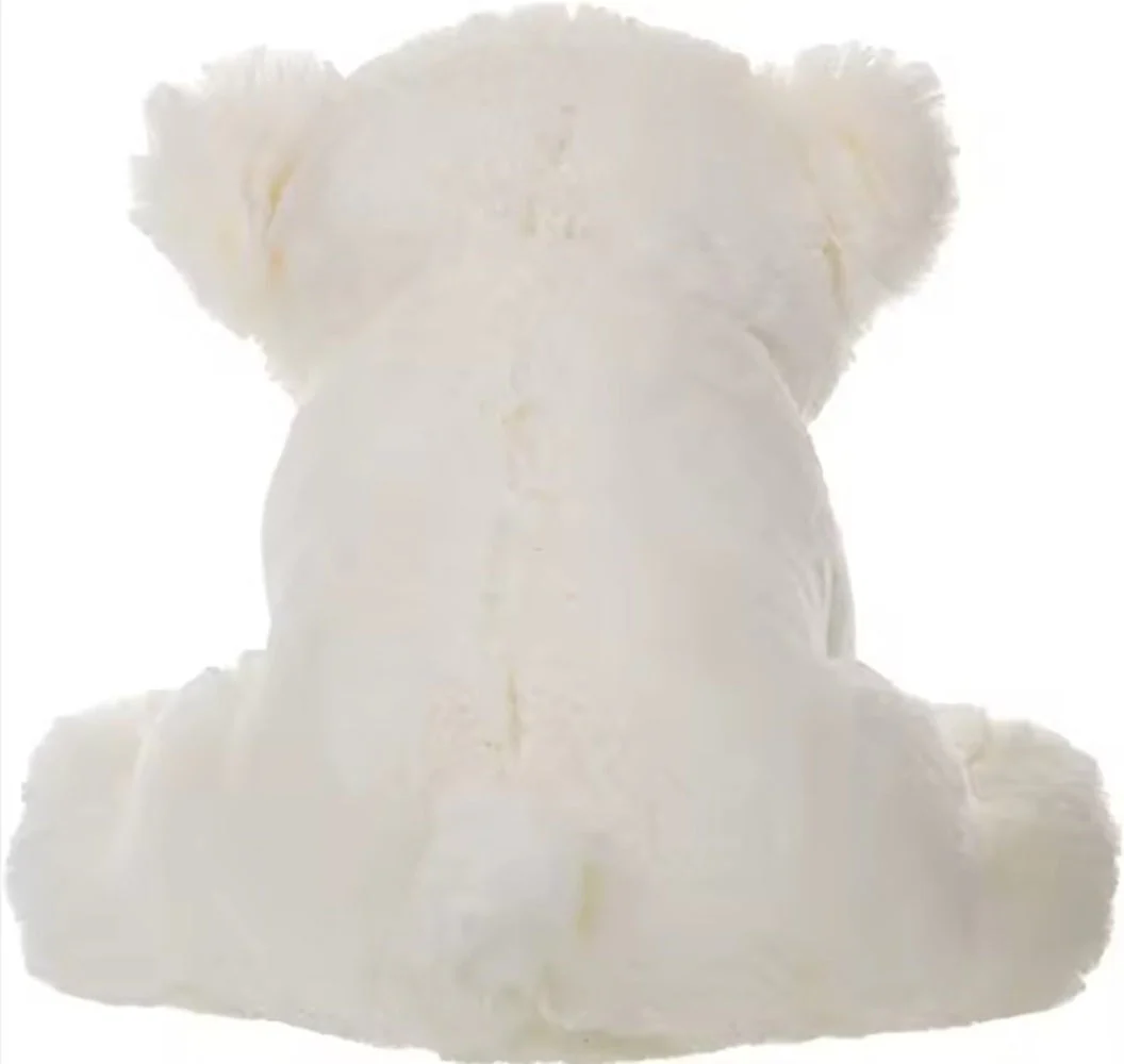 CuddleNest Plush Polar Bear Soft Toy | 30cm White Stuffed Animal with Black Paws | Ultra-Soft Cuddly Teddy Bear Toy for Kids & Gifting - Image 6
