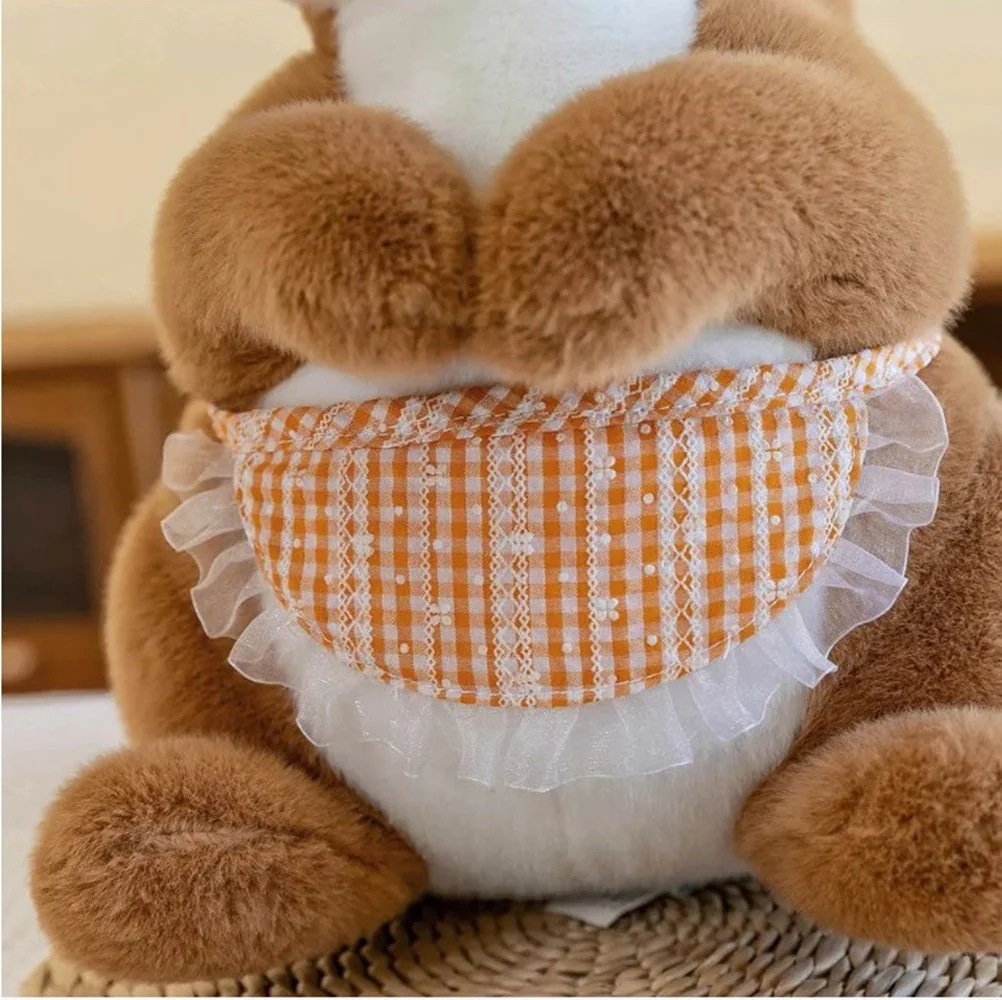 CuddleNest Squirrel Stuffed Animal Soft Toy | Brown Plush Toy with Apron & Tufted Ears | Ultra-Soft, Safe & Adorable Gift for Kids & Loved Ones - Image 4