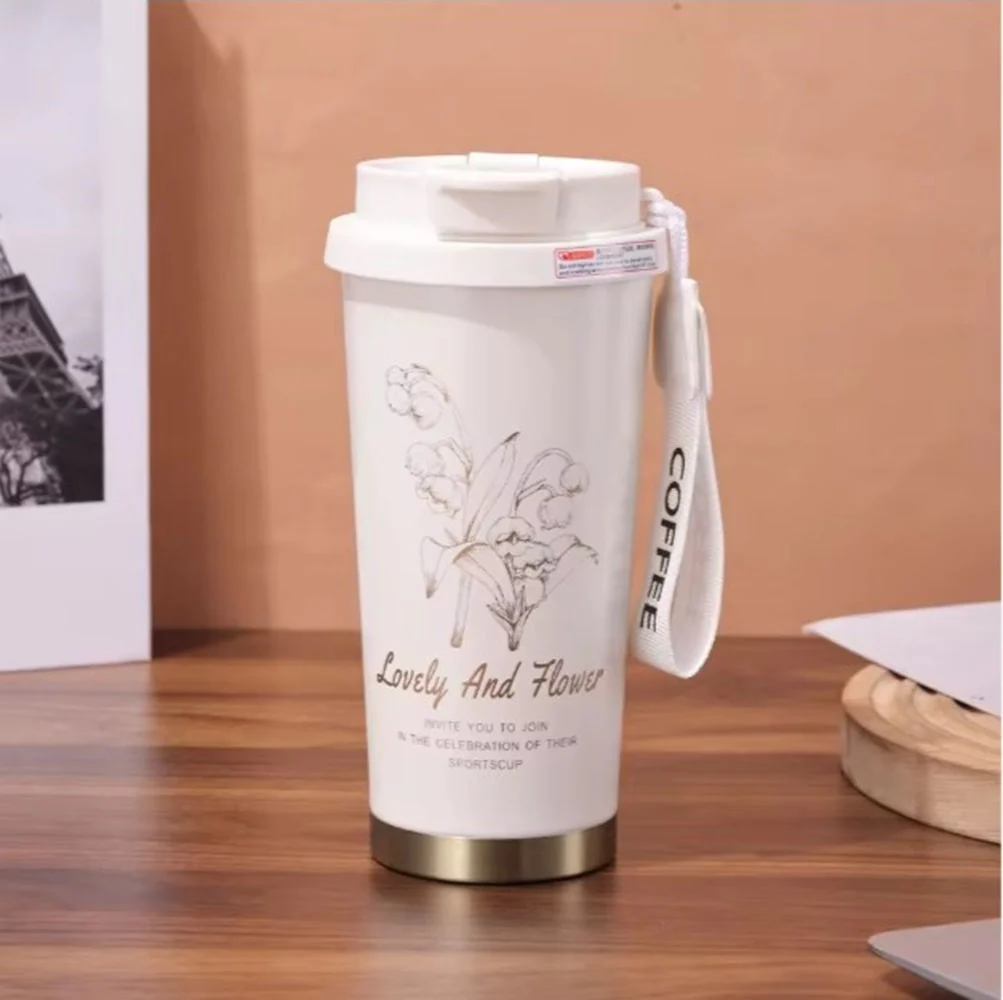 CuddleNest Stainless Steel Coffee Mug 500 ml | Double Wall Vacuum Insulated Travel Cup with Leakproof Lid for Office, Gym & Outdoor Use - Image 6