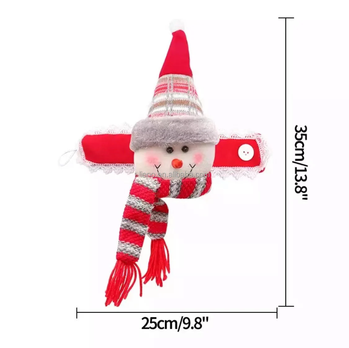 curtain ties set of 3 santa teddies - Image 5