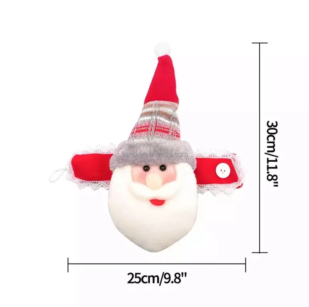 curtain ties set of 3 santa teddies - Image 7