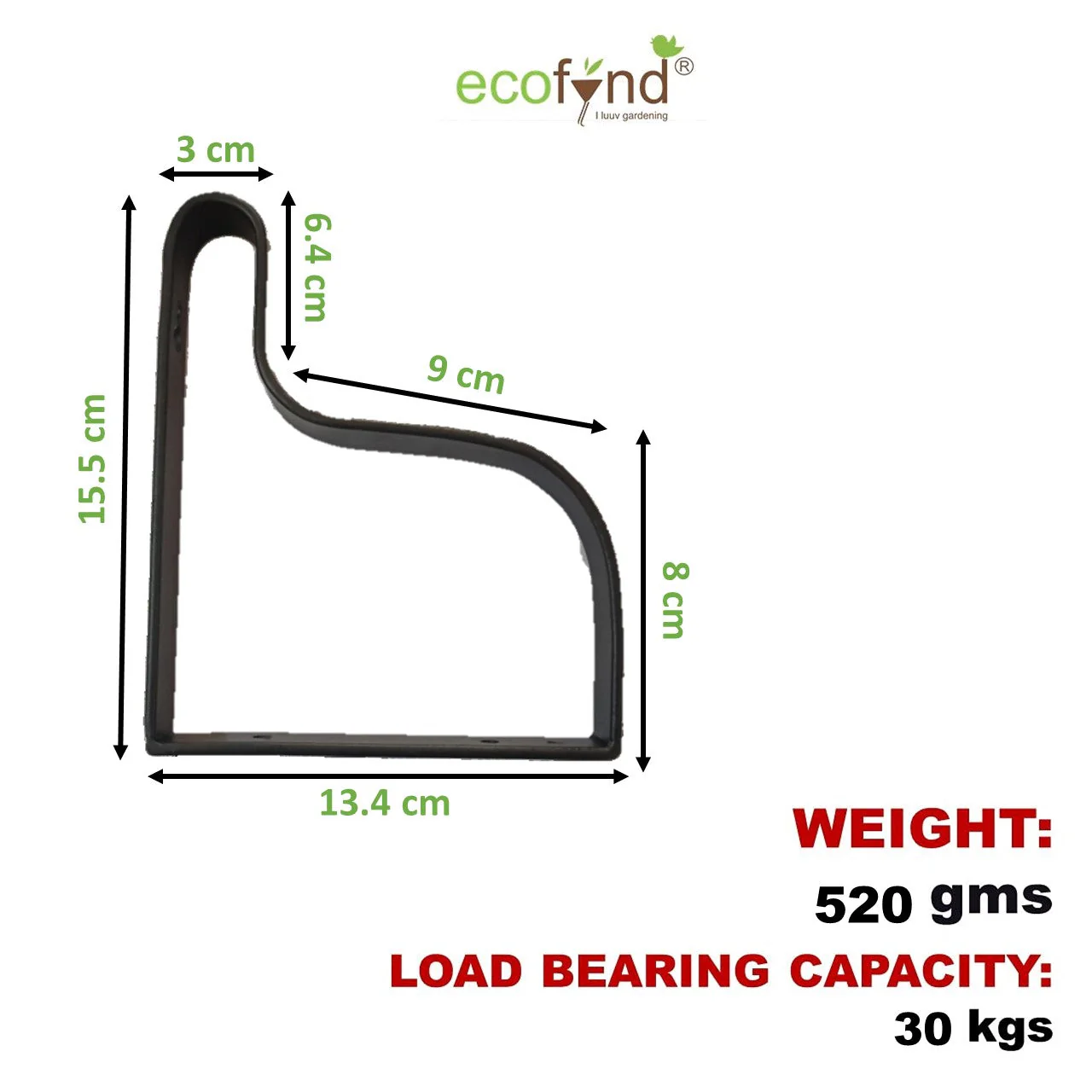 Curve Craft – Floating Shelf Bracket by Ecofynd - Image 3
