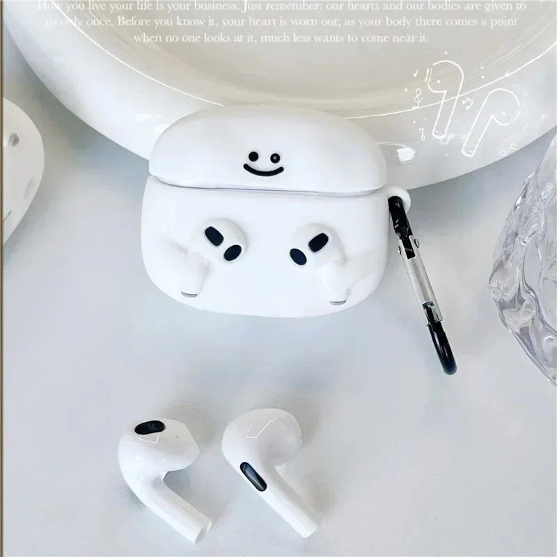Cute Cartoon with Airpods Cover for Apple AirPods - Premium Silicone Case (Limited Edition) - Image 8