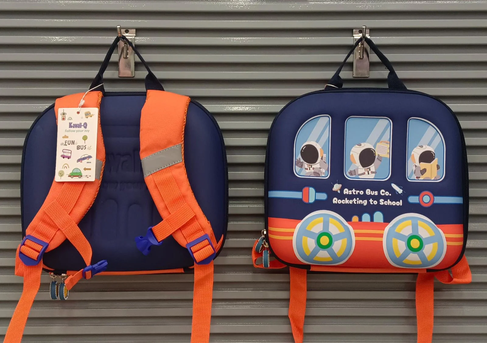 Cute Design Rectangle Shaped Hardshell Backpack for Kids - Image 6