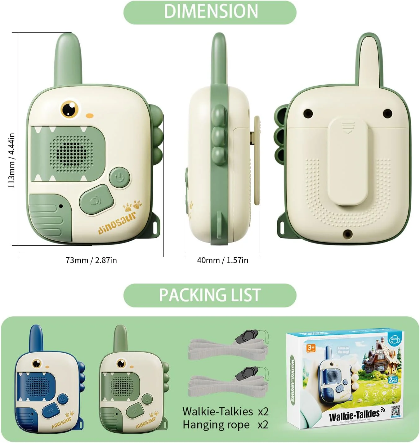 Cute Design Walkie Talkies - 2-Way Radio Toy for Adventures & Games - Image 4