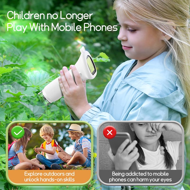 Cute Digital Microscope with LED & Rechargeable Battery - Image 3