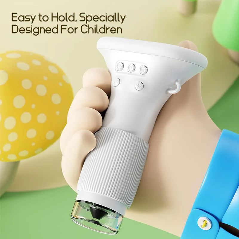 Cute Digital Microscope with LED & Rechargeable Battery - Image 5