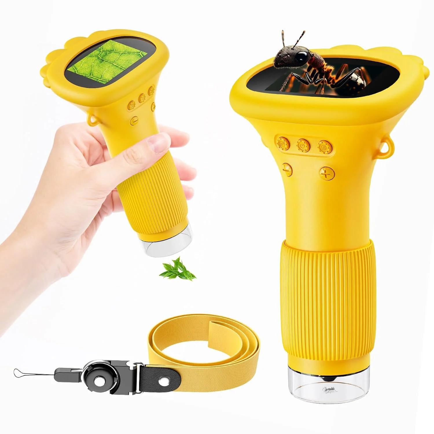 Cute Digital Microscope with LED & Rechargeable Battery - Image 9