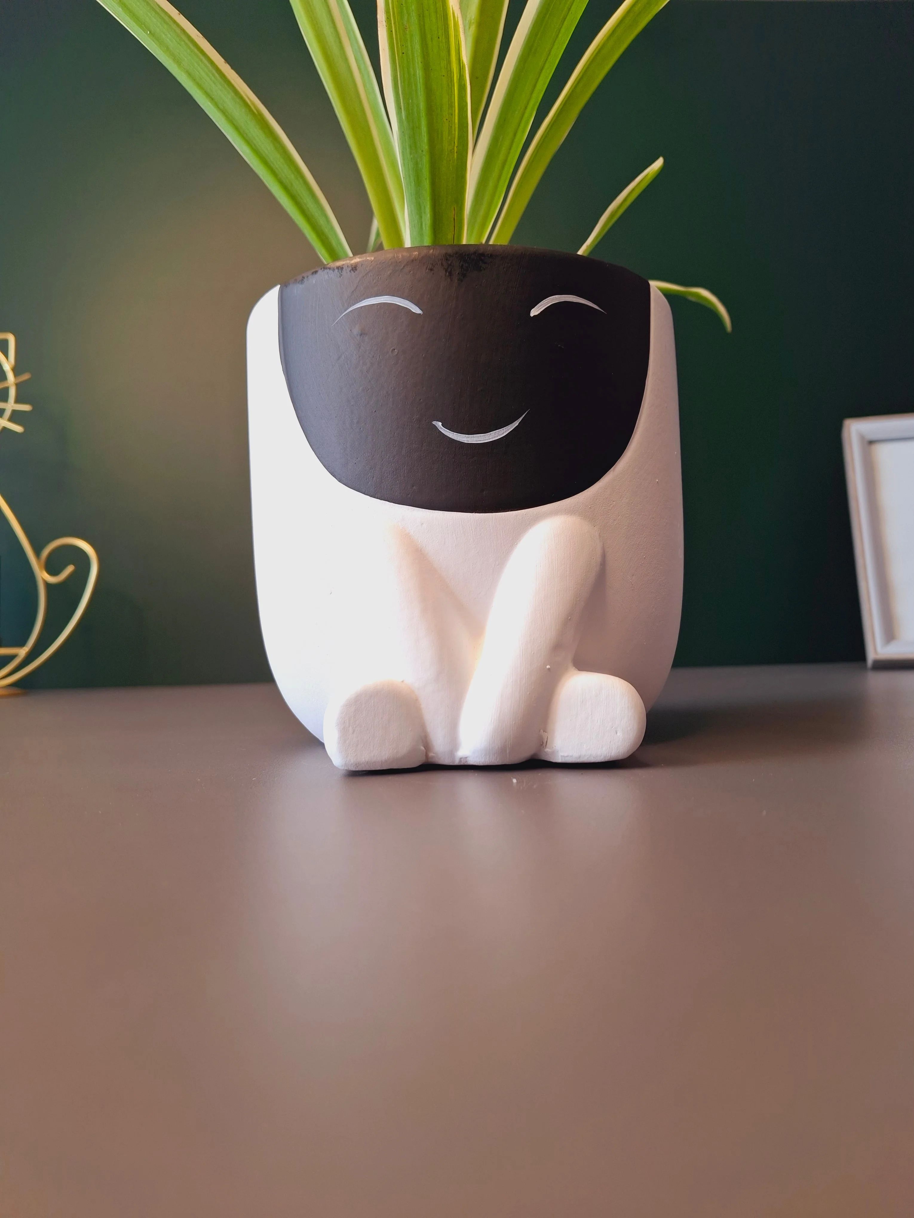 Cute Face Ceramic Flower Pot - Image 32