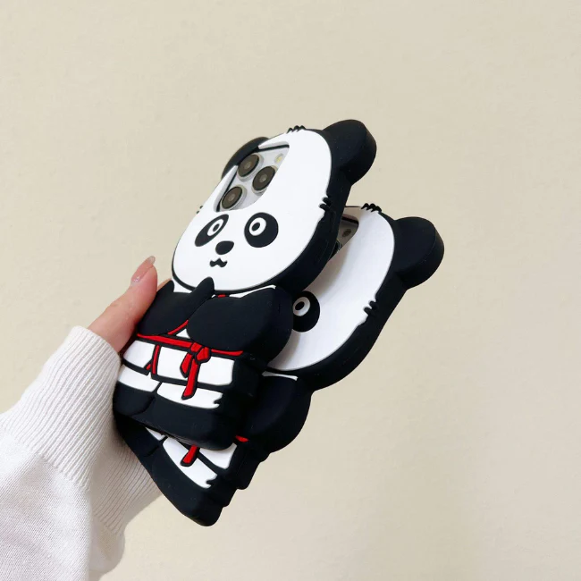 Cute Panda Waterproof iPhone Case - Panda - Image 6