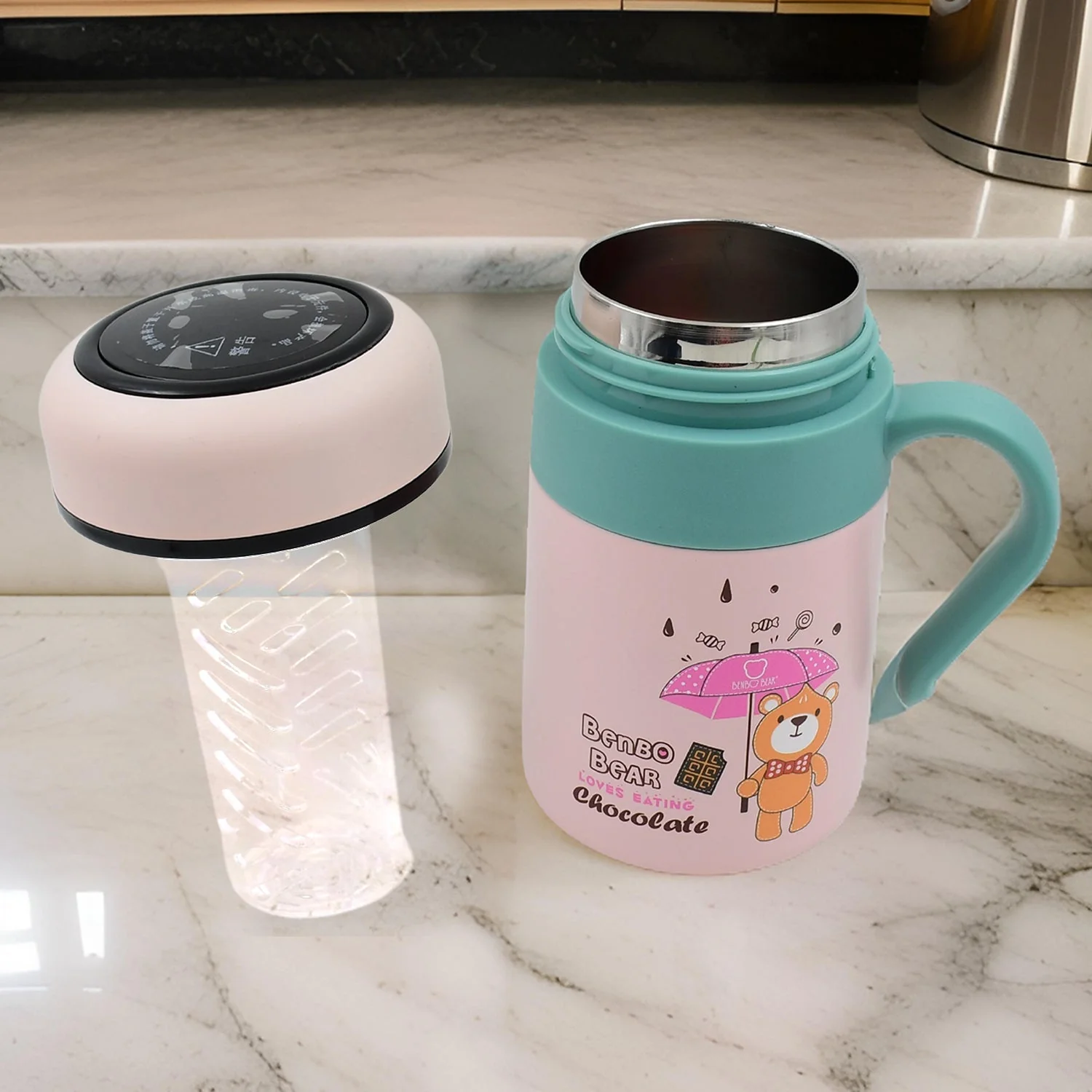 CuteSip: Smart LED Vacuum Bottle (600ml) – Cute Bear Design, Temperature Display & Gift-Ready Packaging - Image 7