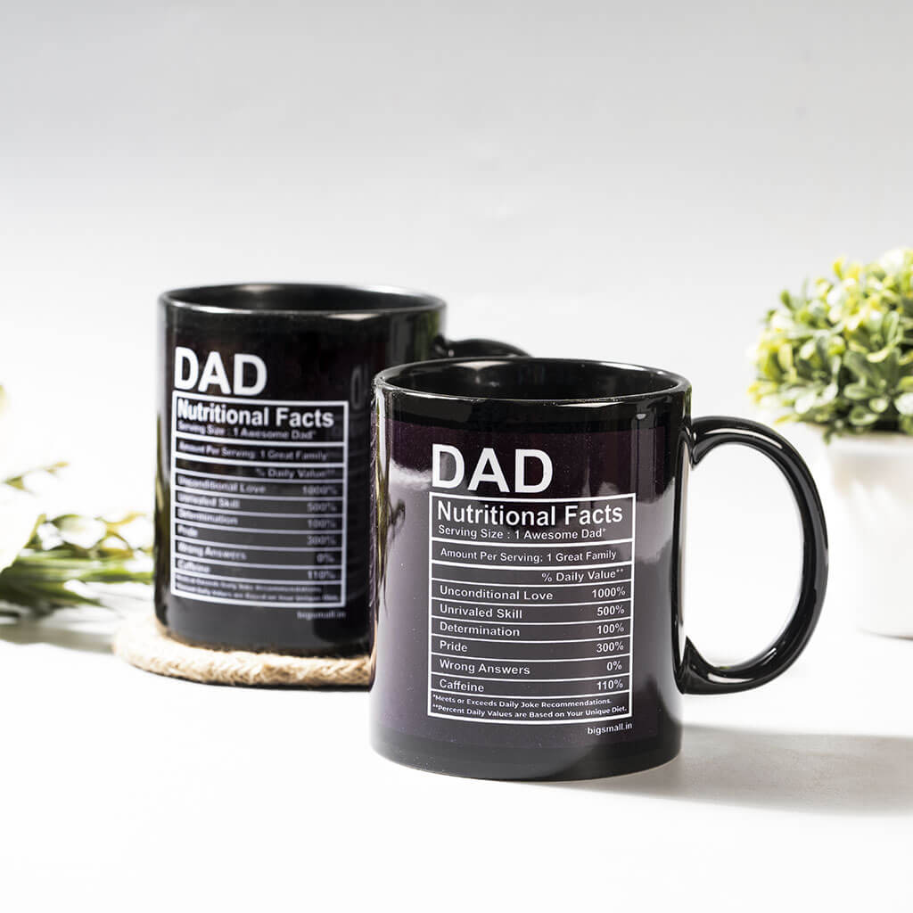 Dad Nutritional Facts Mug - Image 3