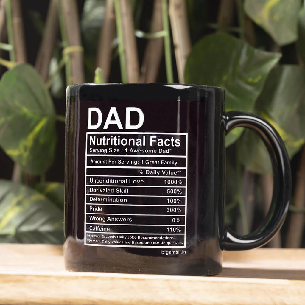 Dad Nutritional Facts Mug - Image 5