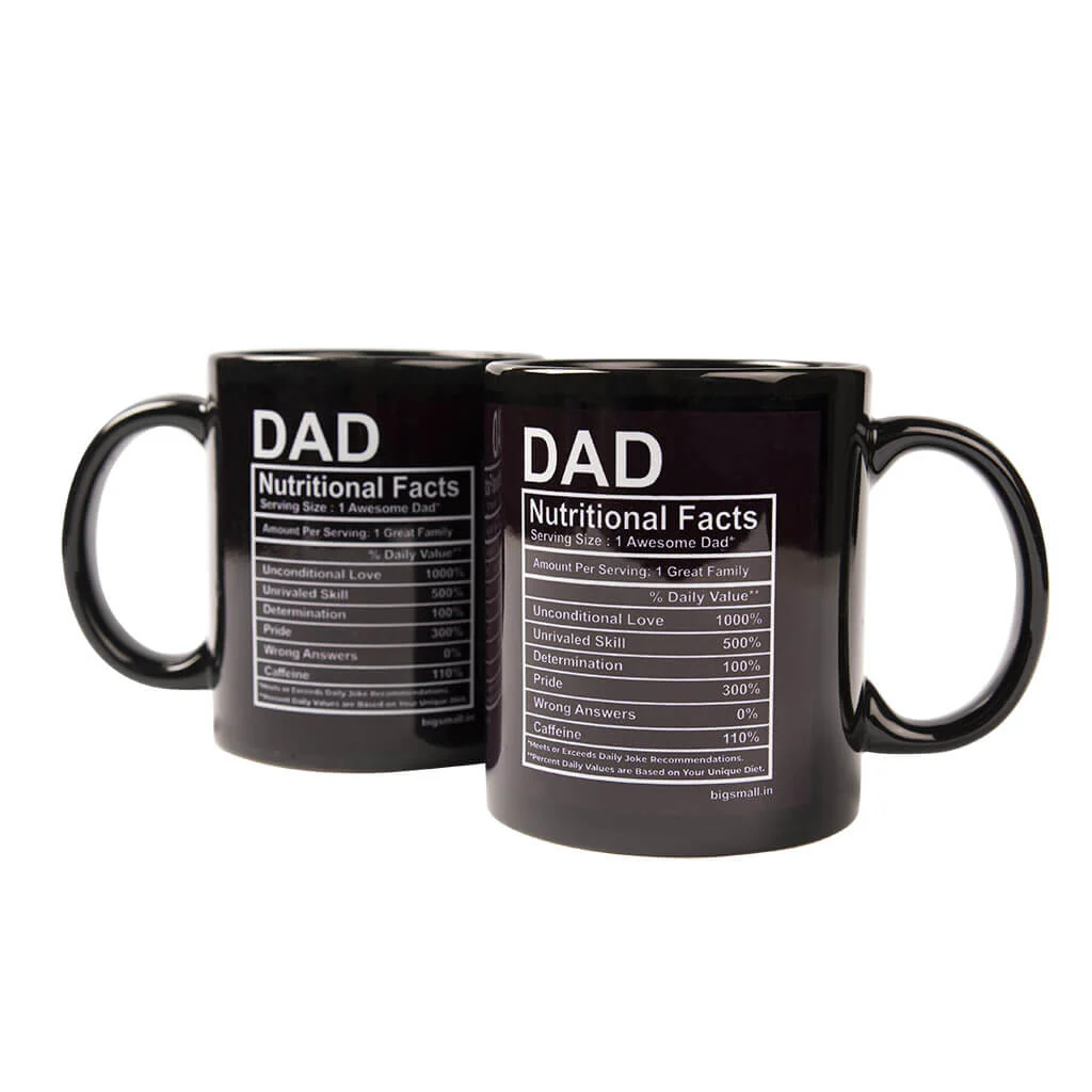 Dad Nutritional Facts Mug - Image 7