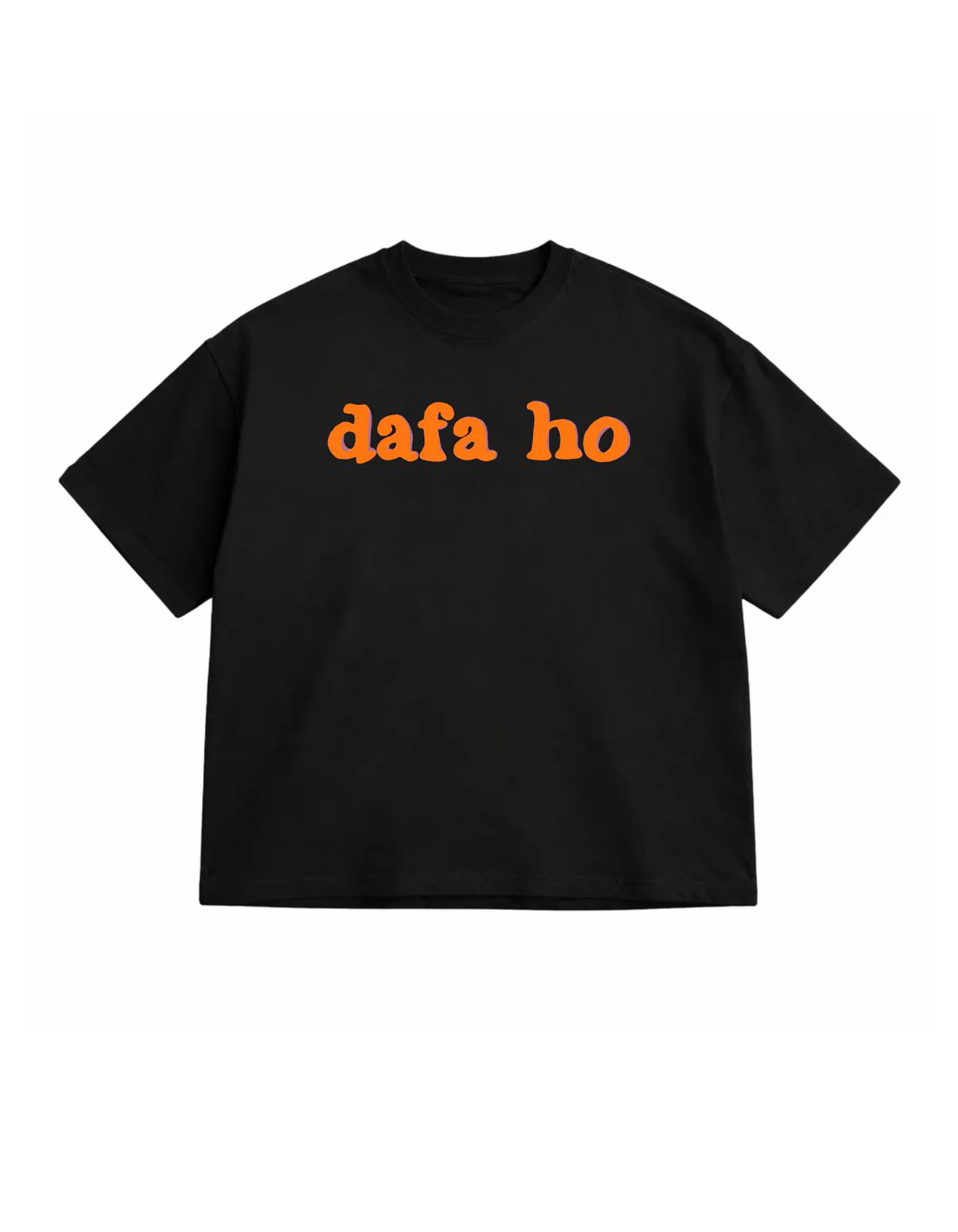 Dafa Ho Black Oversize T-Shirt - Image 2