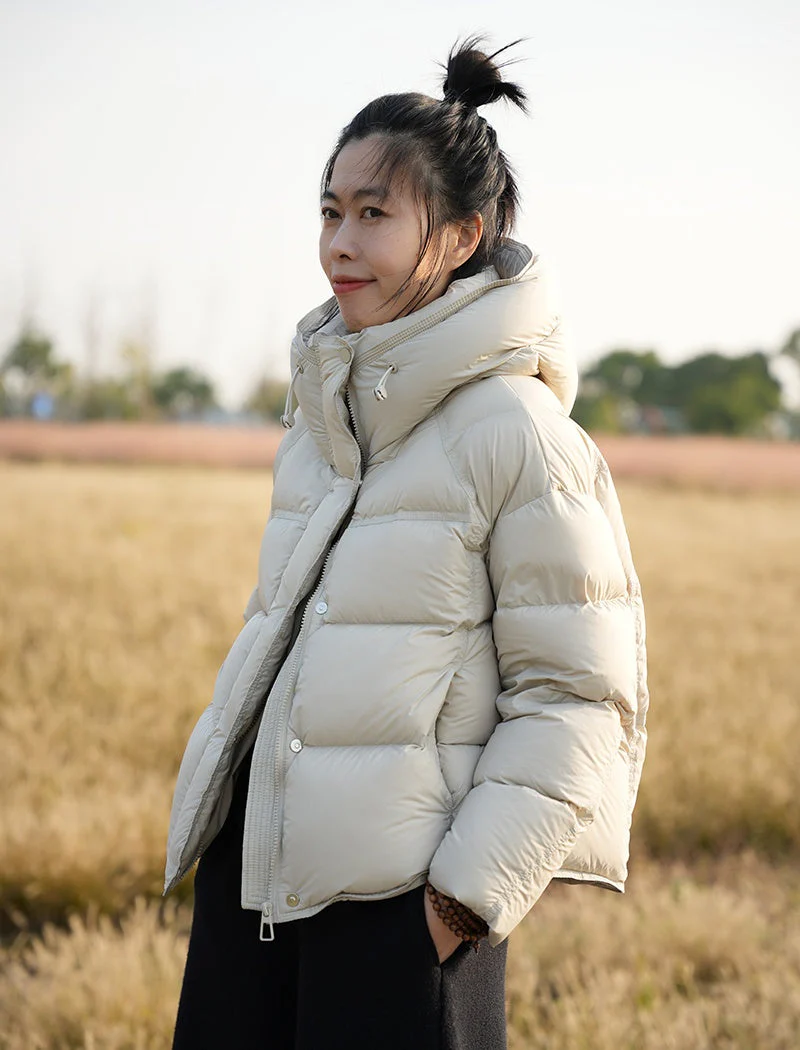 Dakota Puffer Jacket With Hoodie - Image 11