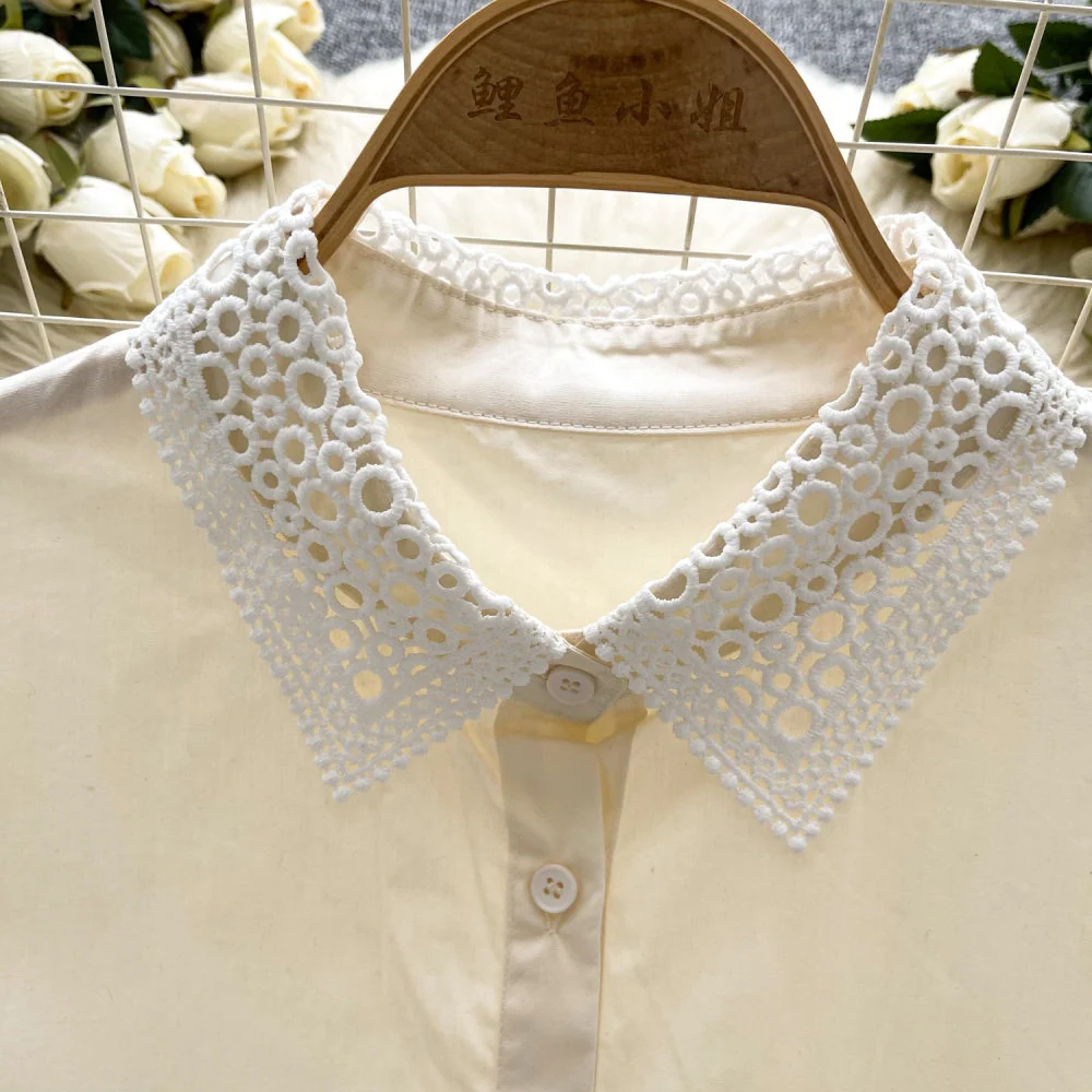 Danna Cotton Lace Shirt - Image 6