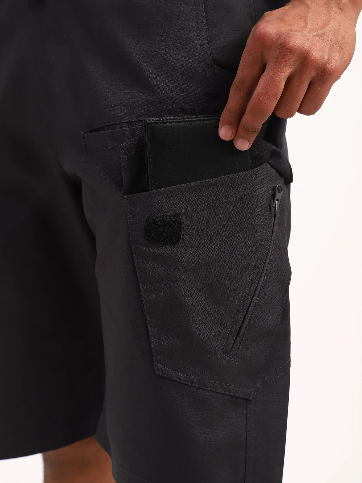 Dark Grey Explorer Tactical Shorts - Image 9