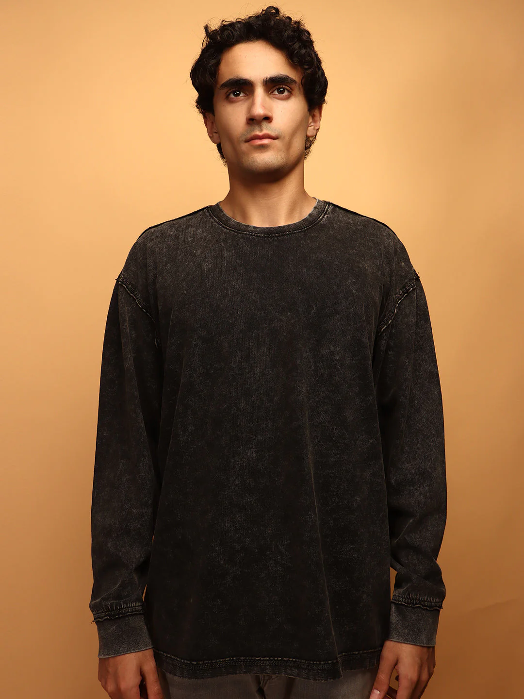 Dark Wave * ACID WASH SWEATSHIRT #8 - Image 2