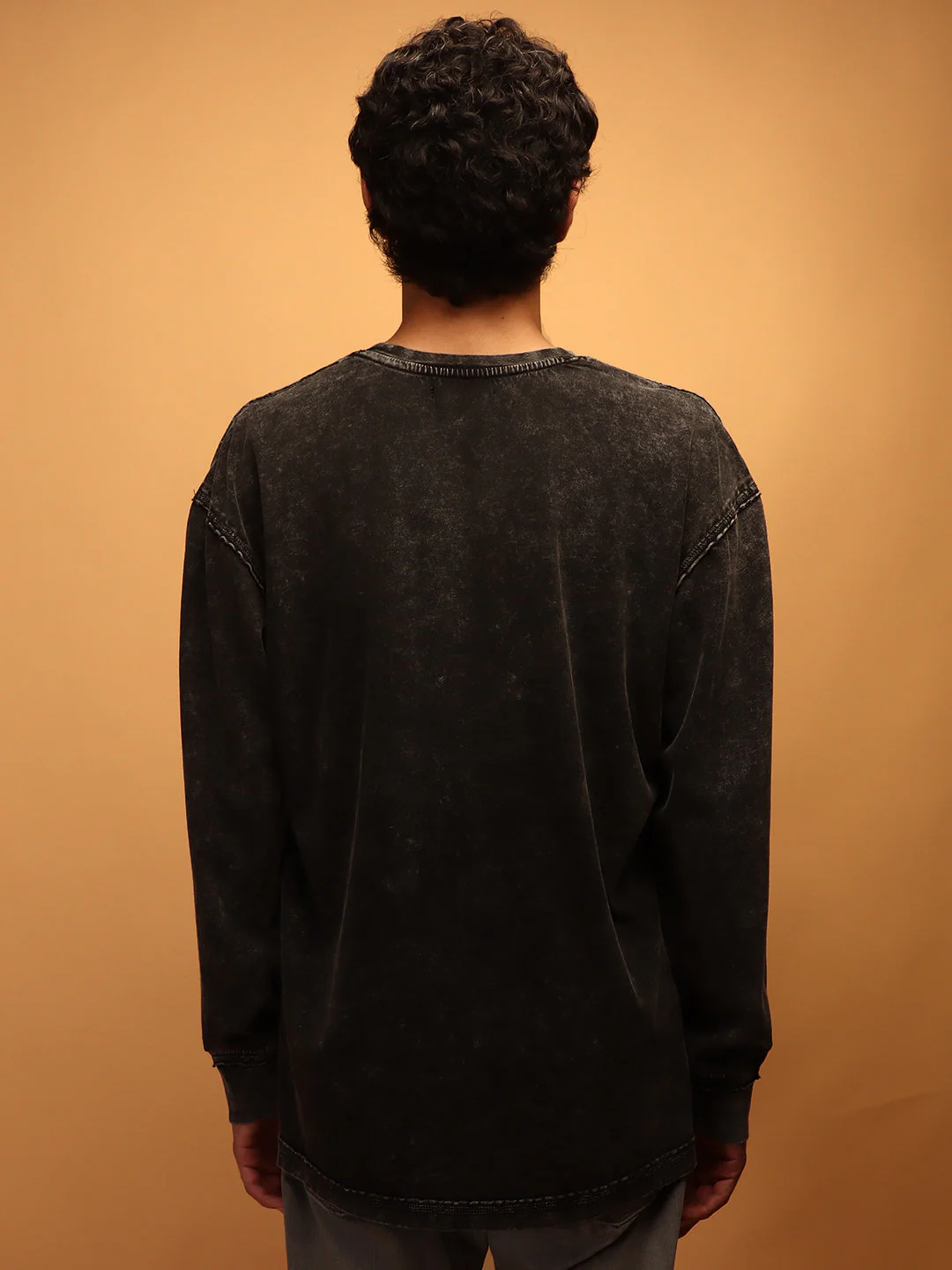 Dark Wave * ACID WASH SWEATSHIRT #8 - Image 4