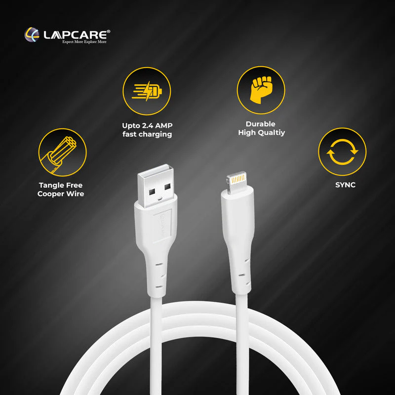 datacable USB A to Lightning Cable (1M PVC) - Image 3