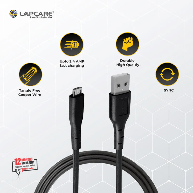 datacable USB A to Micro Connector (1M PVC) - Image 3