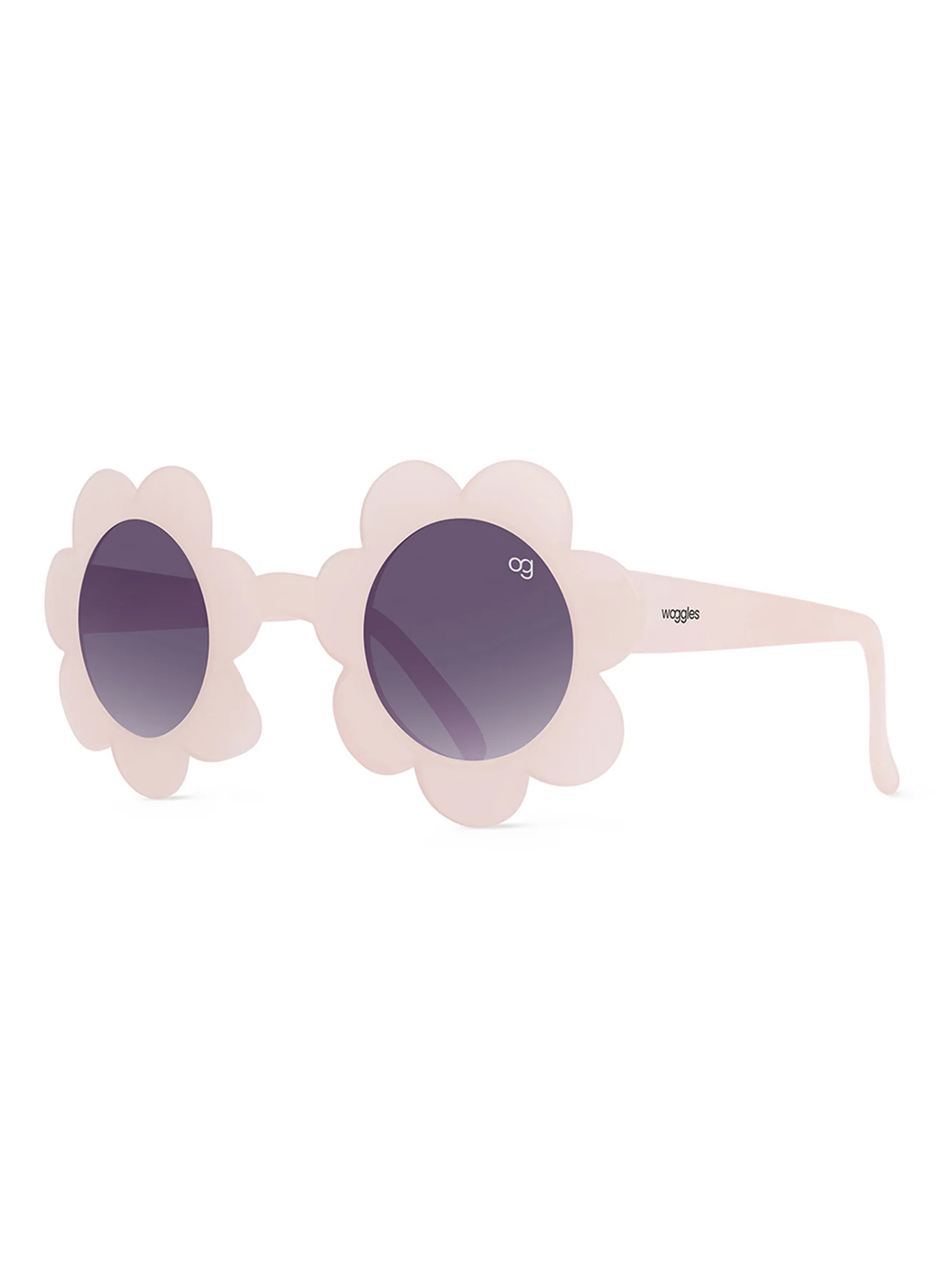 Dayflare Light Pink Round Kids Sunglasses - Image 5