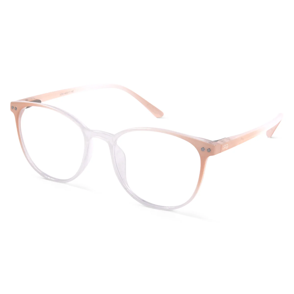 Dazzling Circles Round Blue Screen Glasses