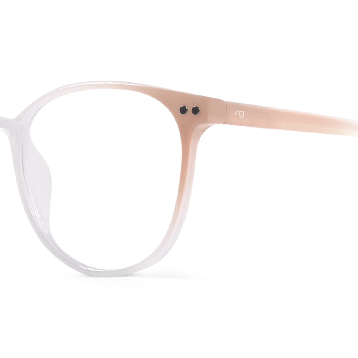 Dazzling Circles Round Blue Screen Glasses - Image 2