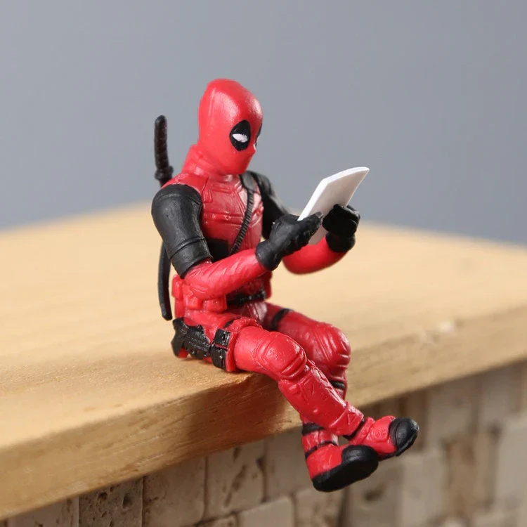 Deadpool 3-Piece Collectible Figurine Set – Car & Home Decor - Image 10