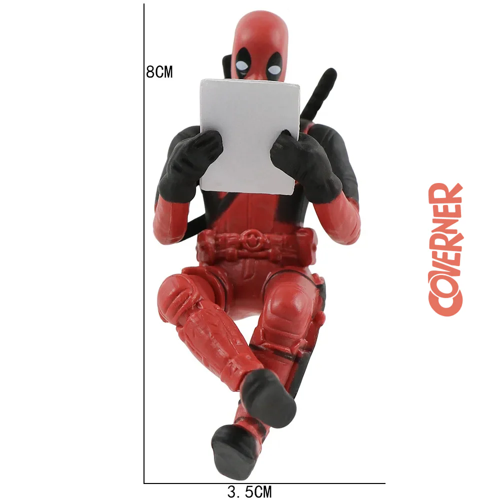 Deadpool 3-Piece Collectible Figurine Set – Car & Home Decor - Image 13