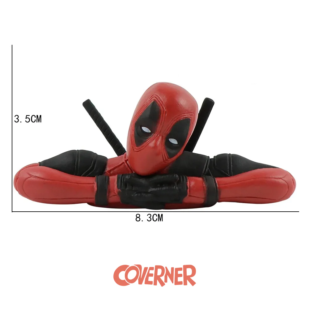 Deadpool 3-Piece Collectible Figurine Set – Car & Home Decor - Image 4