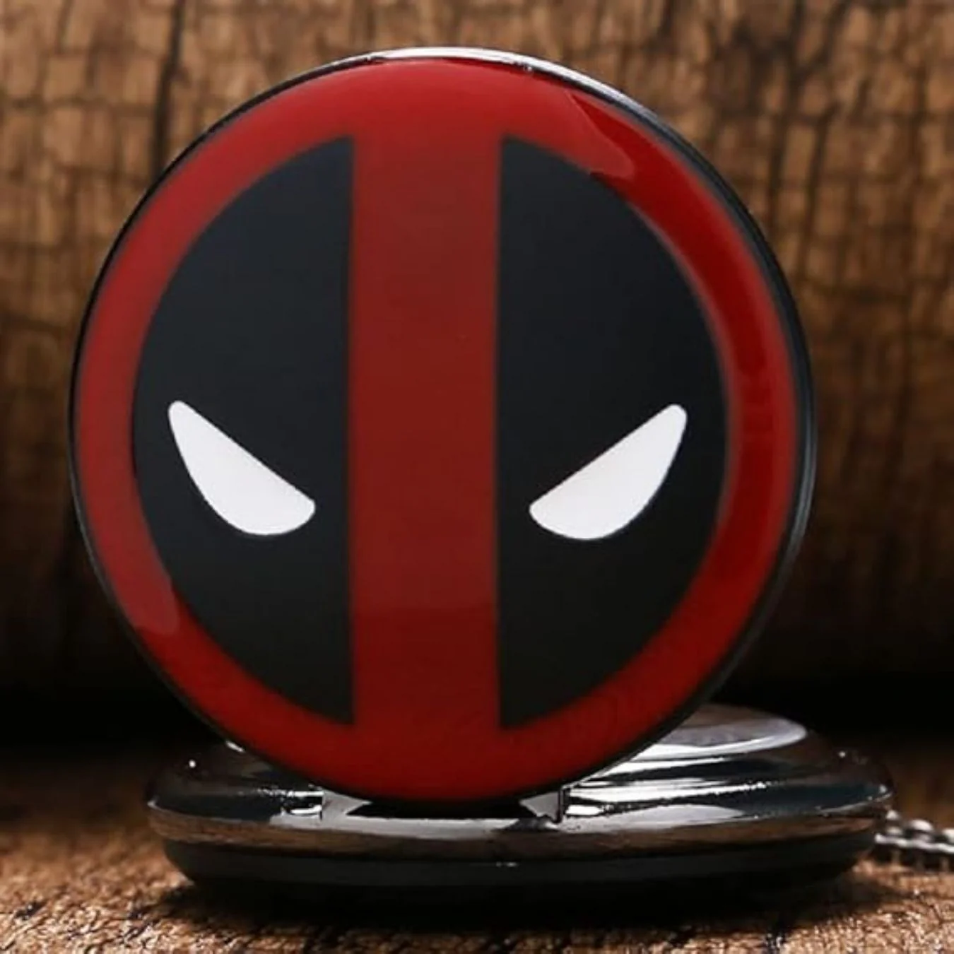 Deadpool Logo - Metal Pocket Watch - Image 3