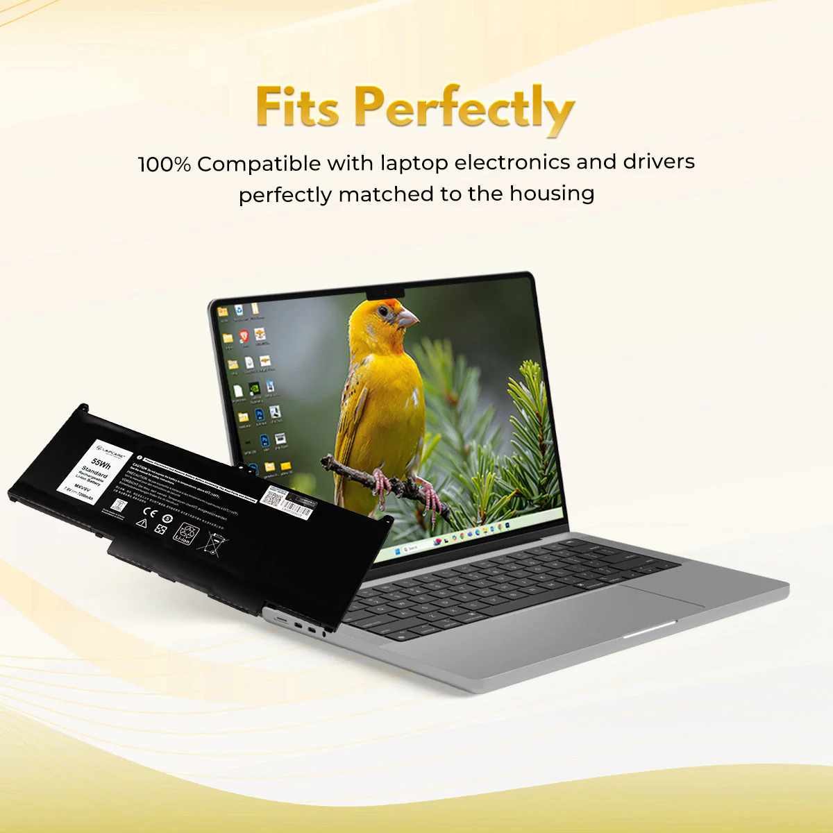 Dell MXV9V / 5VC2M Battery - Image 3