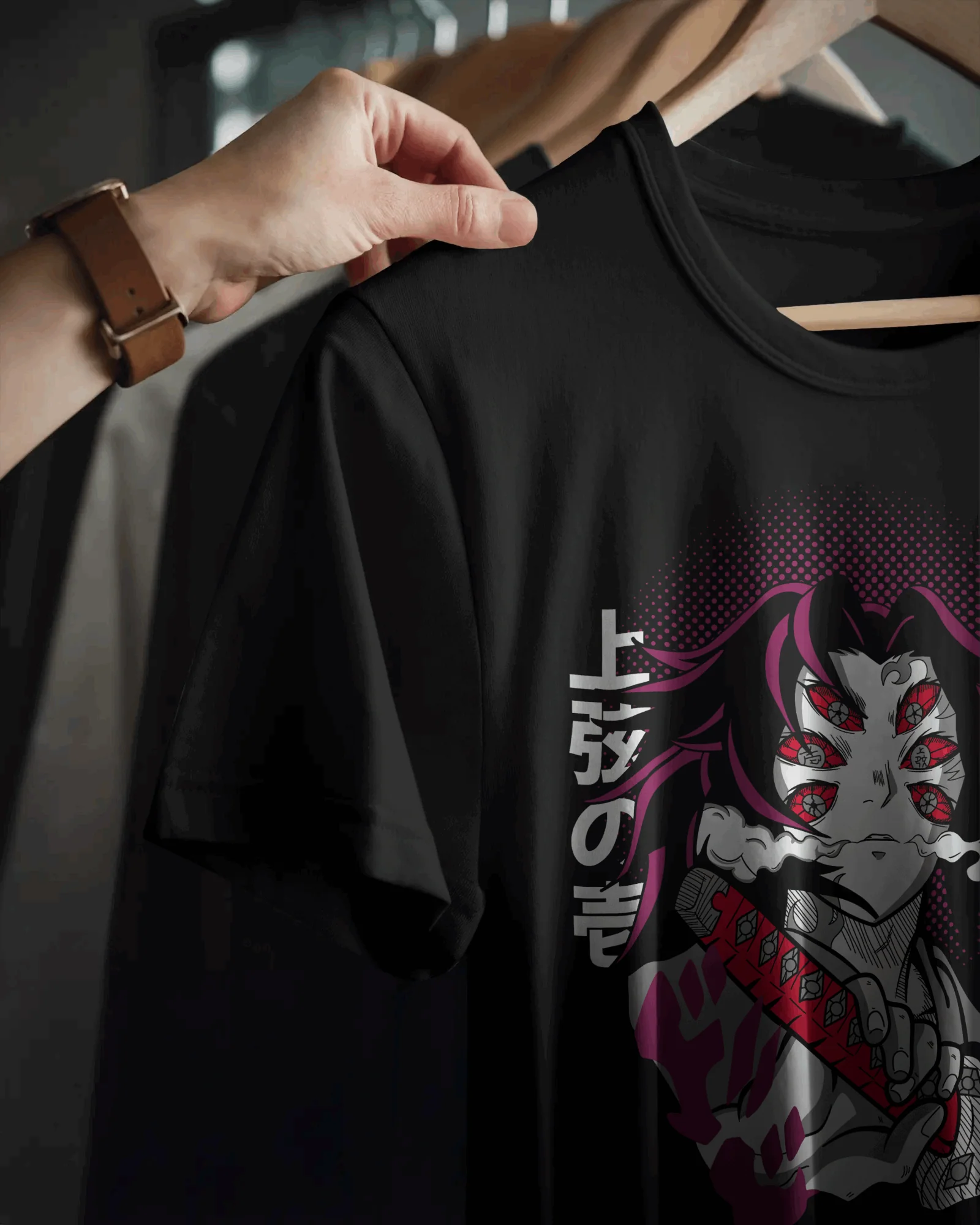 Demon Slayer Kokushibo Upper Rank One T-Shirt - Image 2