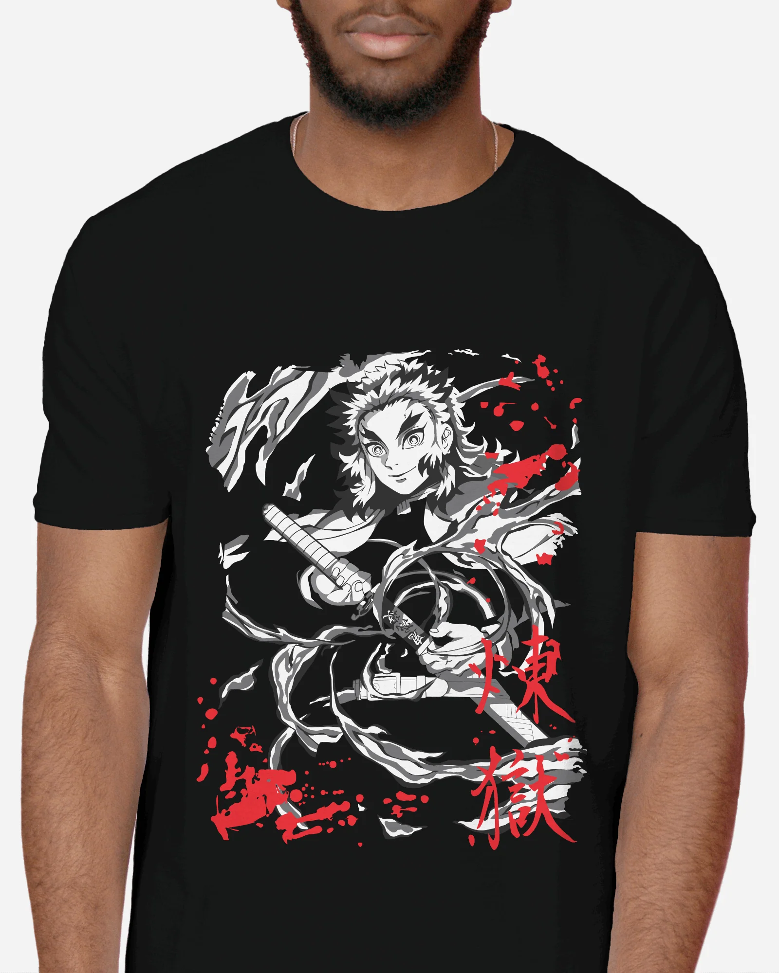 Demon Slayer Kyojuro Rengoku Flame Hashira T-Shirt - Image 2