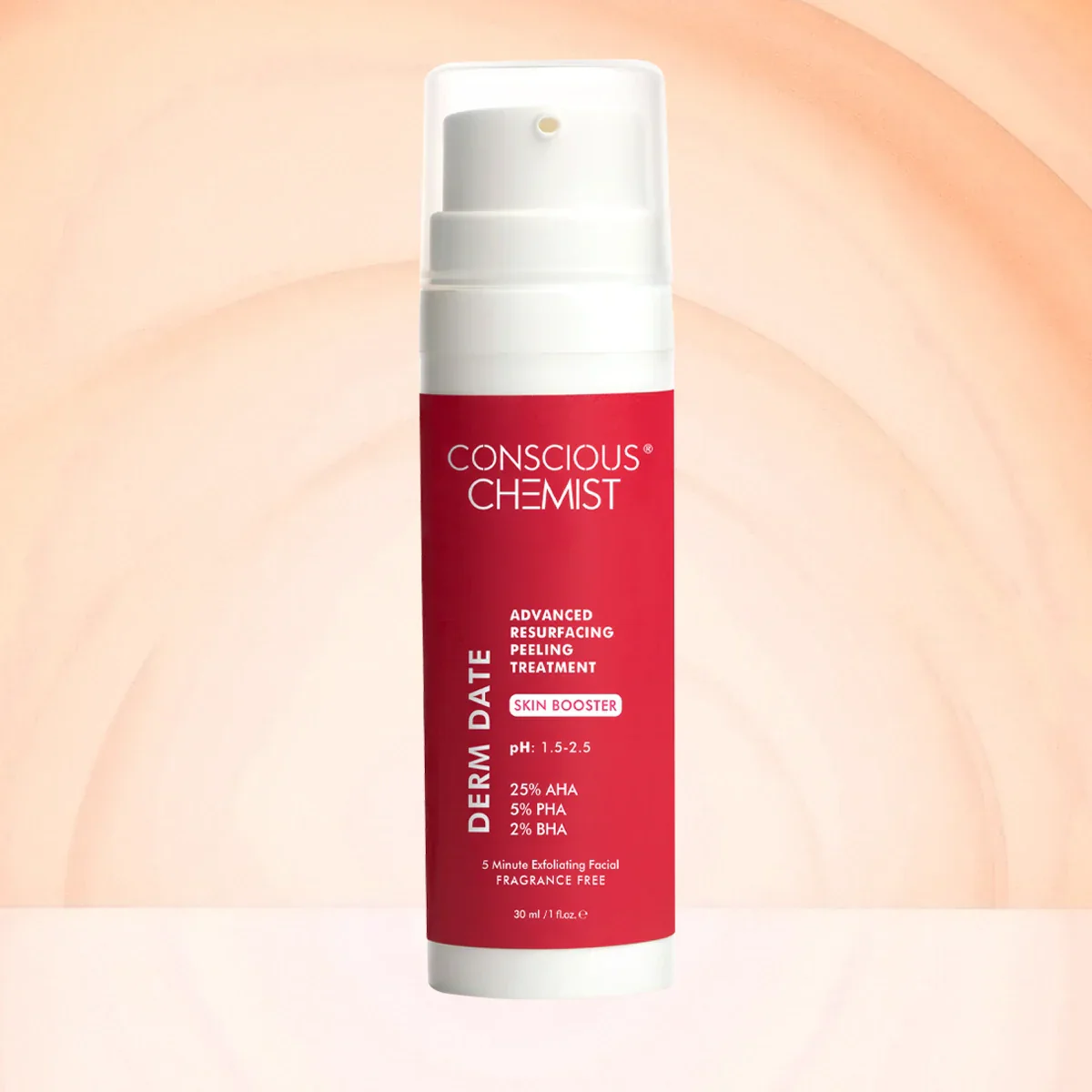 Derm Date Resurfacing Chemical Peel Treatment Serum | 30 ml | Slashed
