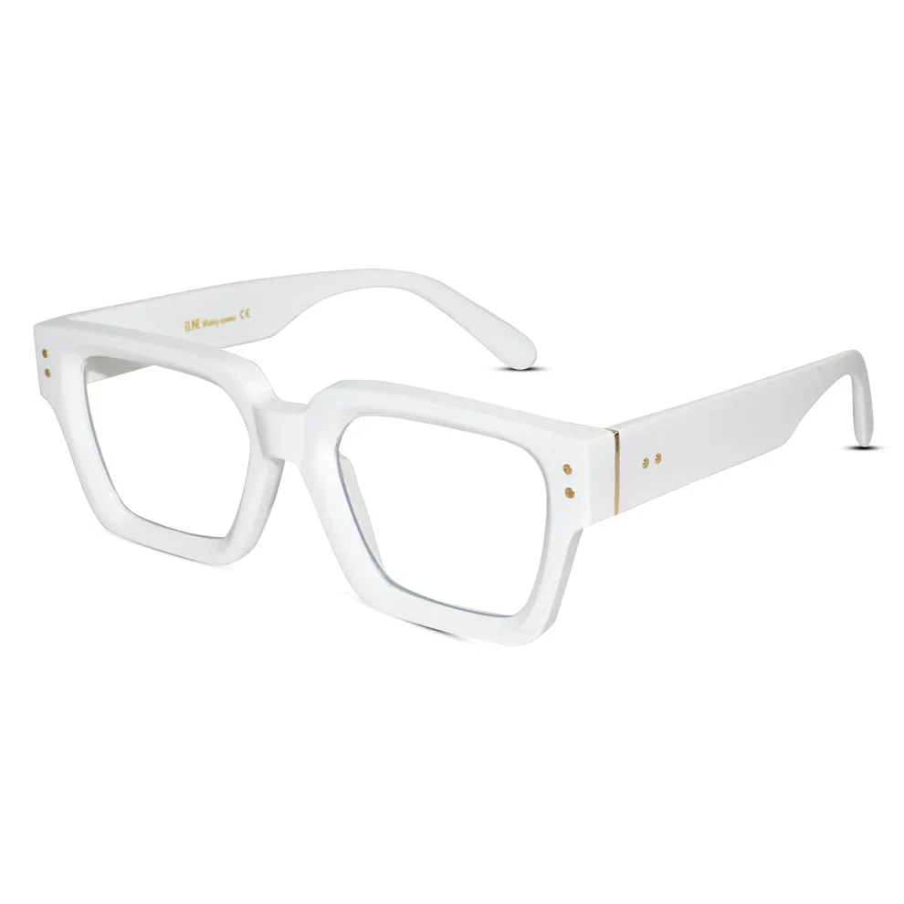 Designer Black Bold Wayfarer Eyeglasses - Image 5