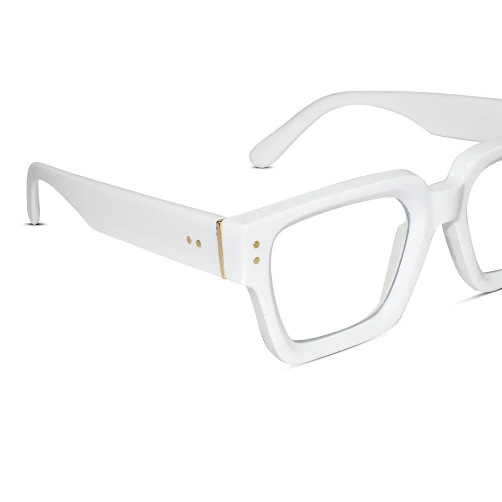 Designer Black Bold Wayfarer Eyeglasses - Image 7