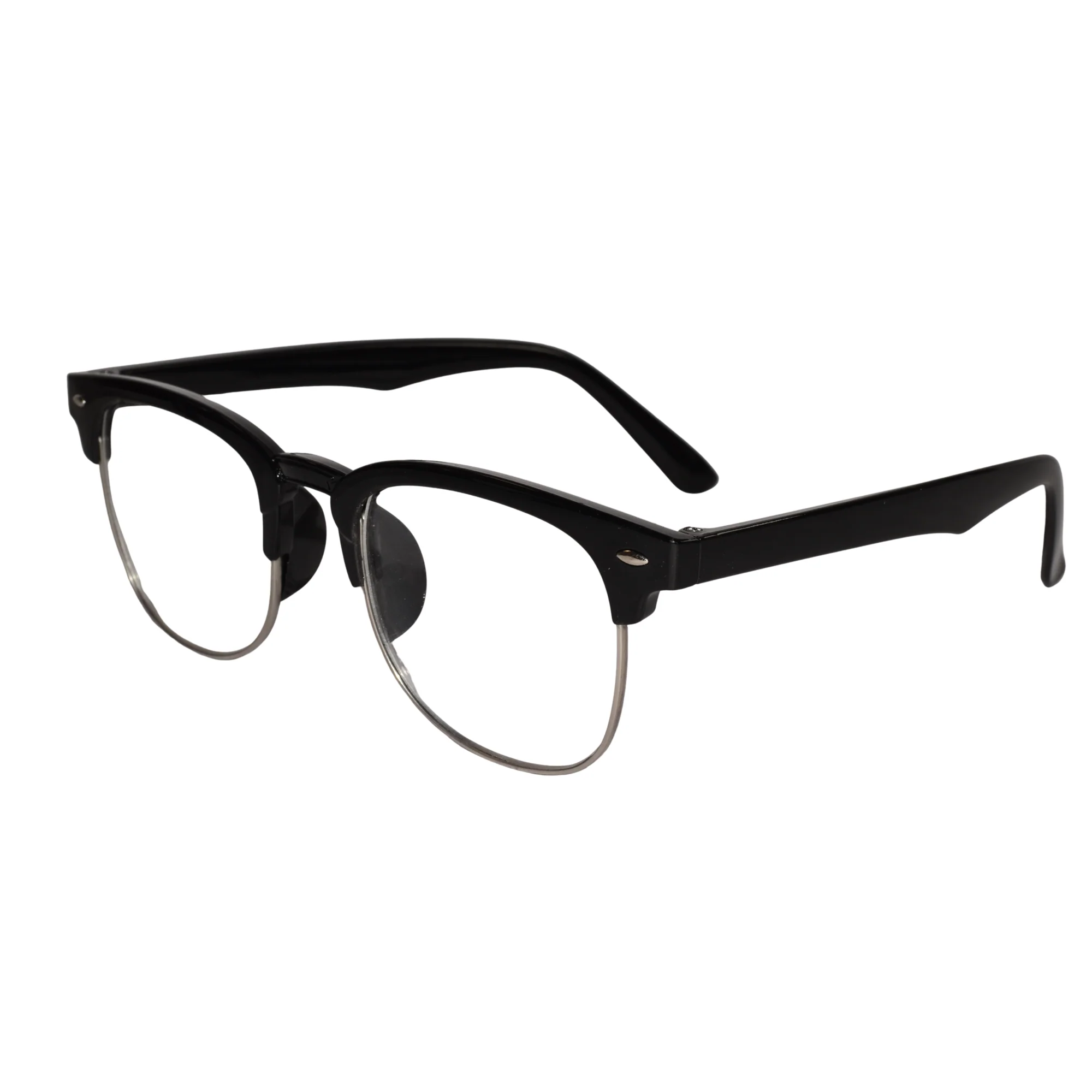 Designer Black Clubmaster Intelligent Zoom Bifocal Reading Glasses  for Men & Women (CMBF01) - Image 2