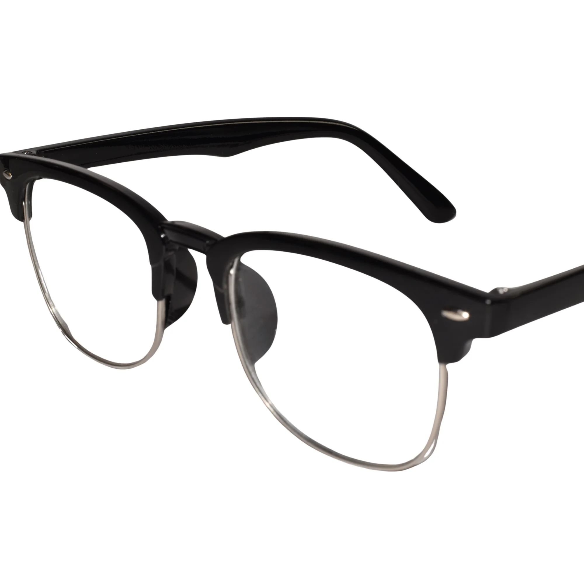 Designer Black Clubmaster Intelligent Zoom Bifocal Reading Glasses  for Men & Women (CMBF01) - Image 6