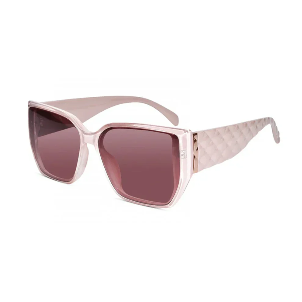 Designer Black Rectangular Sunglasses For Women - Image 6