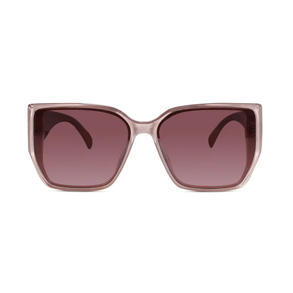Designer Black Rectangular Sunglasses For Women - Image 7