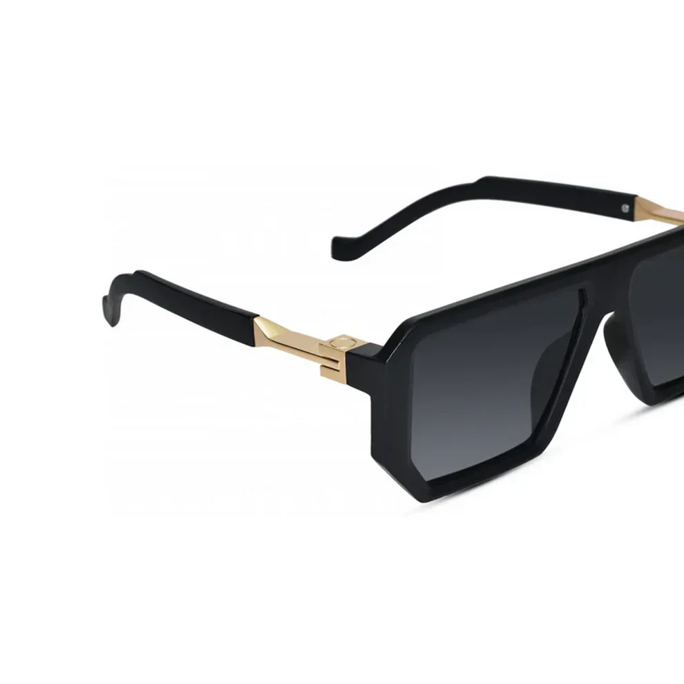 Designer Tint Retro Grey Sunglasses - Image 8