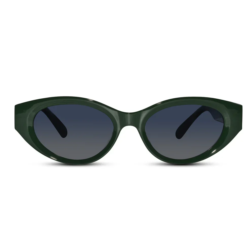 Designer White Cat Eye Sunglasses - Image 9