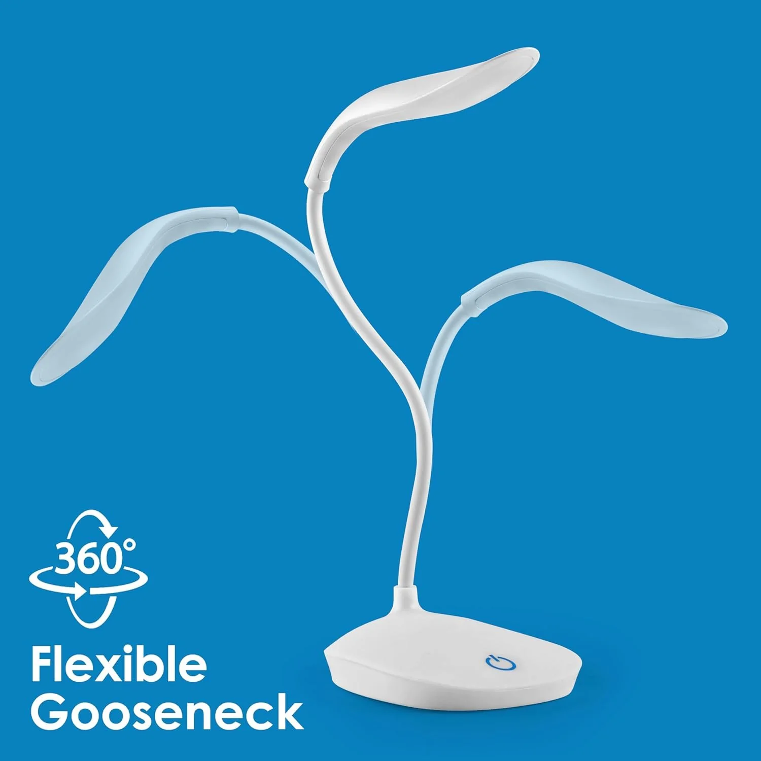 DeskBuddy: Foldable Rechargeable LED Desk Lamp with 3 Brightness Levels, USB Charging for Students, Reading & Home Office - Image 2