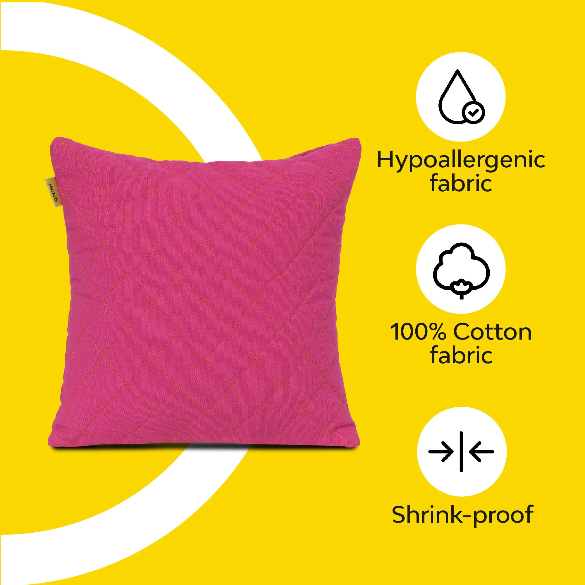 Diamond Quilted Cushion Cover - Image 13