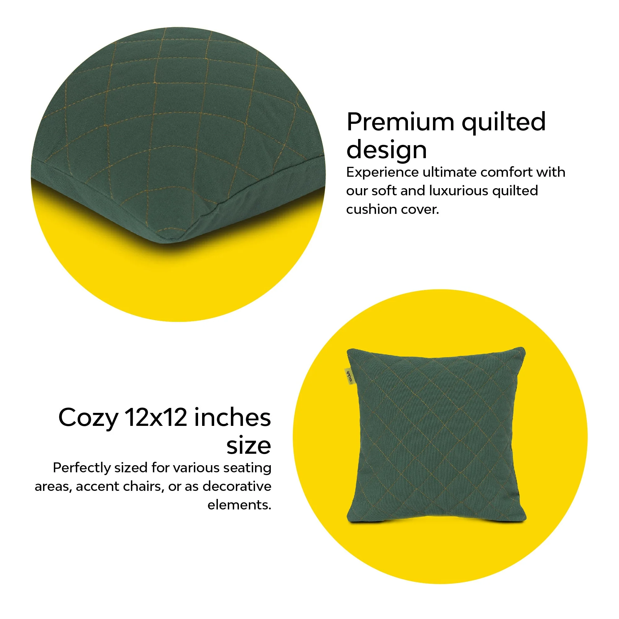 Diamond Quilted Cushion Cover - Image 24